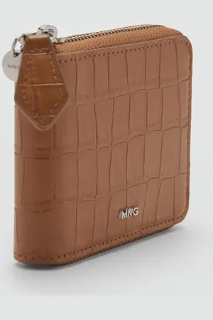 MANGO Portafoglio mini similpelle cocco