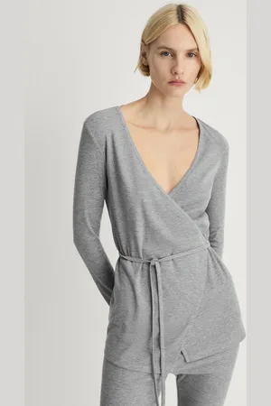 MANGO Cardigan a coste con fiocco