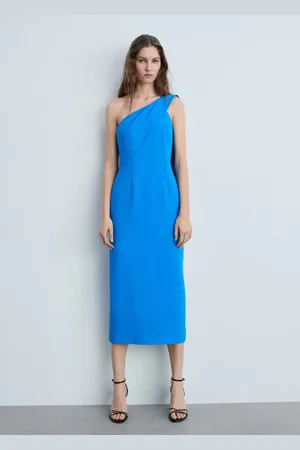 MANGO Vestito asimmetrico collo fiocco