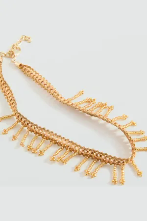 MANGO Collana chocker cristallo
