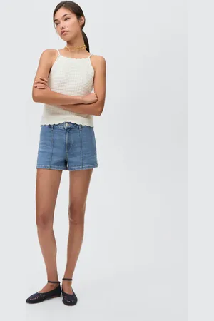 MANGO Short denim dritti