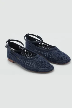 MANGO Ballerine crochet cavigliera