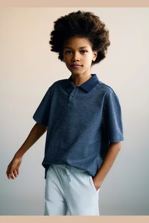 MANGO Polo righe cotone