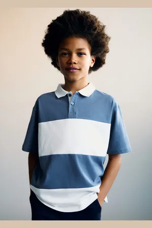 MANGO Polo righe cotone
