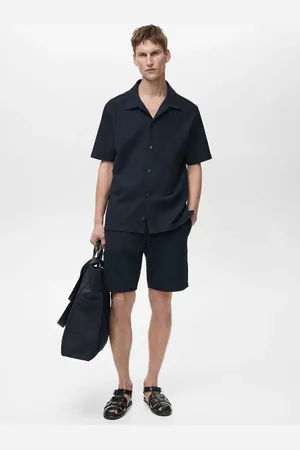 MANGO Camicia maglia strutturata