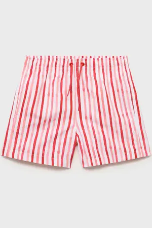 MANGO Costume coulisse righe