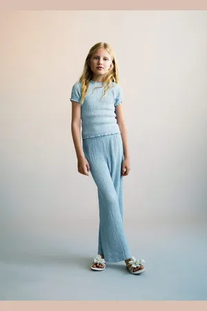 MANGO Pantaloni culotte texture