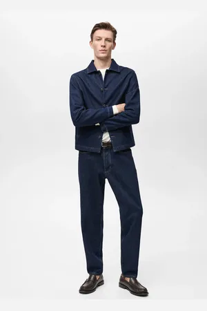 MANGO Sovracamicia denim regular-fit