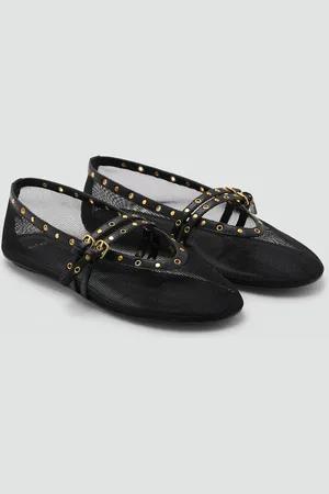 MANGO Ballerina mesh con dettagli traforati