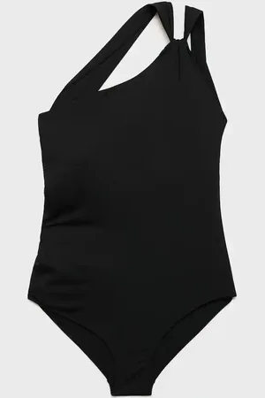 MANGO Costume da bagno asimmetrico con dettaglio arricciato