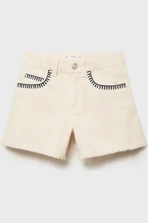 MANGO Short dettaglio ricamo