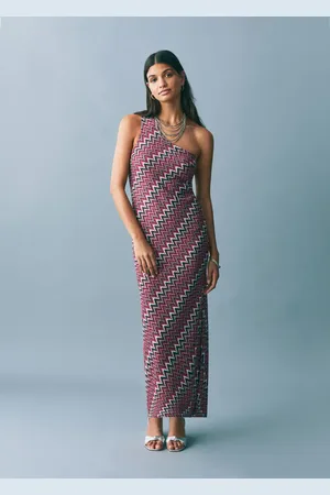 MANGO Vestito zigzag lurex