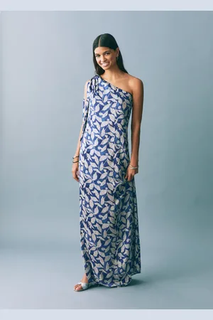 MANGO Vestito asimmetrico stampato