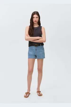 MANGO Short denim tasche
