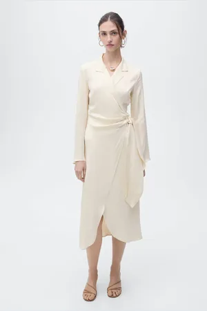 MANGO Vestito midi con nodo
