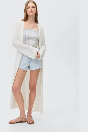 MANGO Cardigan lungo maglia