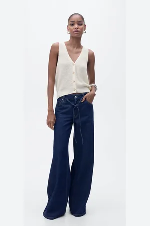 MANGO Gilet maglia spessa bottoni