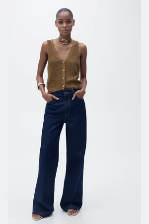 MANGO Gilet maglia spessa bottoni