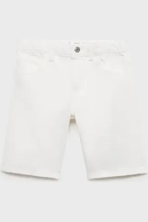 MANGO Bermuda denim