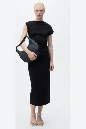 MANGO Vestito midi drappeggiato