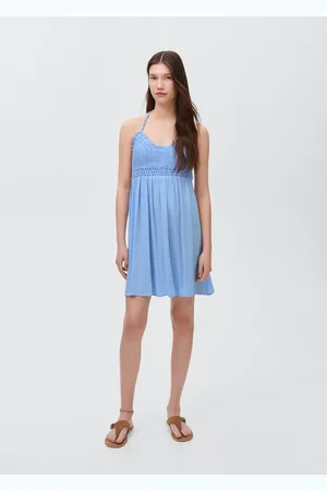 MANGO Vestito corto crochet