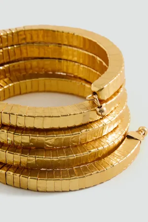 MANGO Bracciale rigido spirale