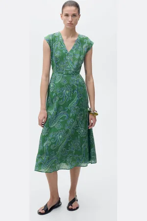 MANGO Vestito ramio paisley