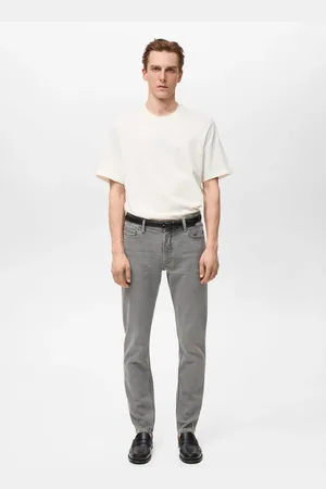 MANGO Jeans Jan slim-fit lavaggio grigio