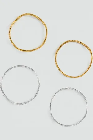 MANGO Set bracciali metallo