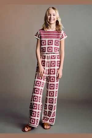 MANGO Top crop crochet