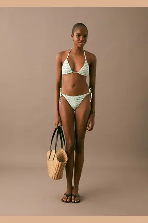 MANGO Bikini stampato increspato