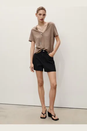 MANGO Short denim vita alta