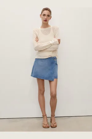 MANGO Gonna pantalone denim