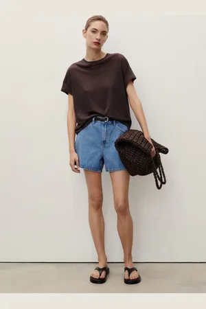 MANGO Short denim vita alta