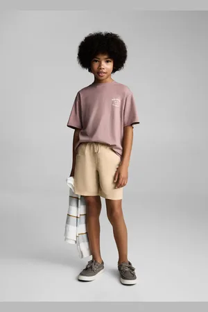 MANGO Bermuda lino vita elasticizzata