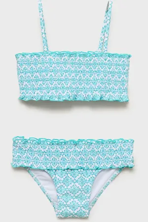 MANGO Bikini bandeau stampa
