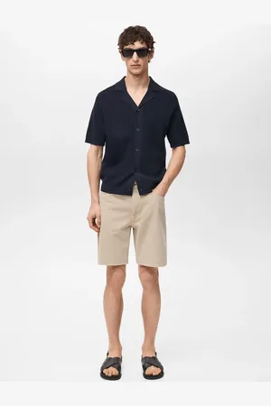 MANGO Bermuda denim effetto lavato