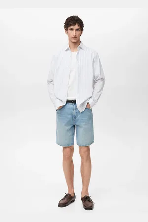 MANGO Bermuda denim effetto lavato
