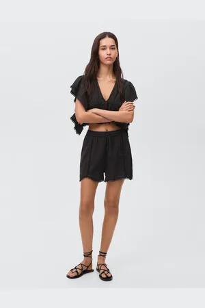 MANGO Short cotone nappe