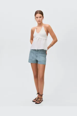 MANGO Short denim dritti
