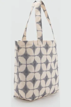 MANGO Borsa tote stampa