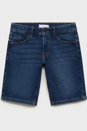 MANGO Bermuda denim