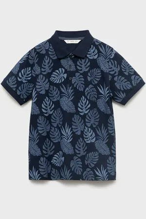 MANGO Polo cotone stampata