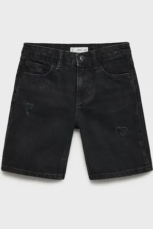 MANGO Bermuda denim