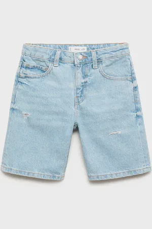 MANGO Bermuda denim