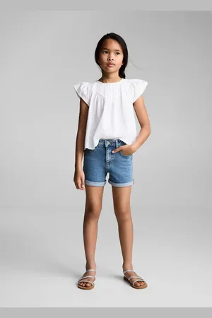 MANGO Short denim dritti