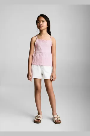 MANGO Top dettaglio ricamo svizzero