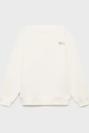 MANGO Felpa cotone stampata