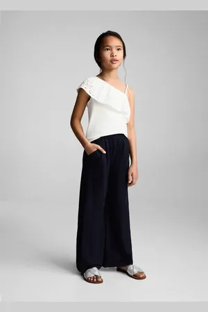 MANGO Pantaloni culotte fluidi