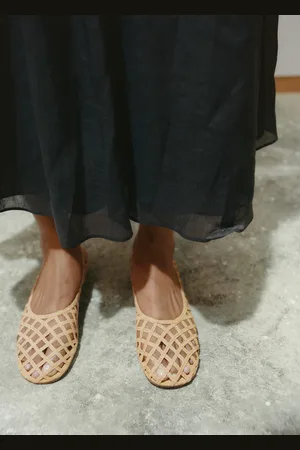 MANGO Ballerine fibra naturale